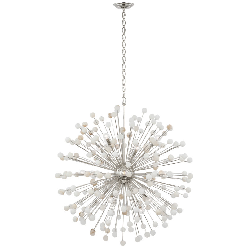 Lys 18 - Light Solid Brass Chandelier by Suzanne Kasler
