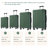 Hardshell Luggage Sets 6 Piece Suitcase Set-129384238