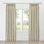 Reverie Striped Curtain Panel In Sand