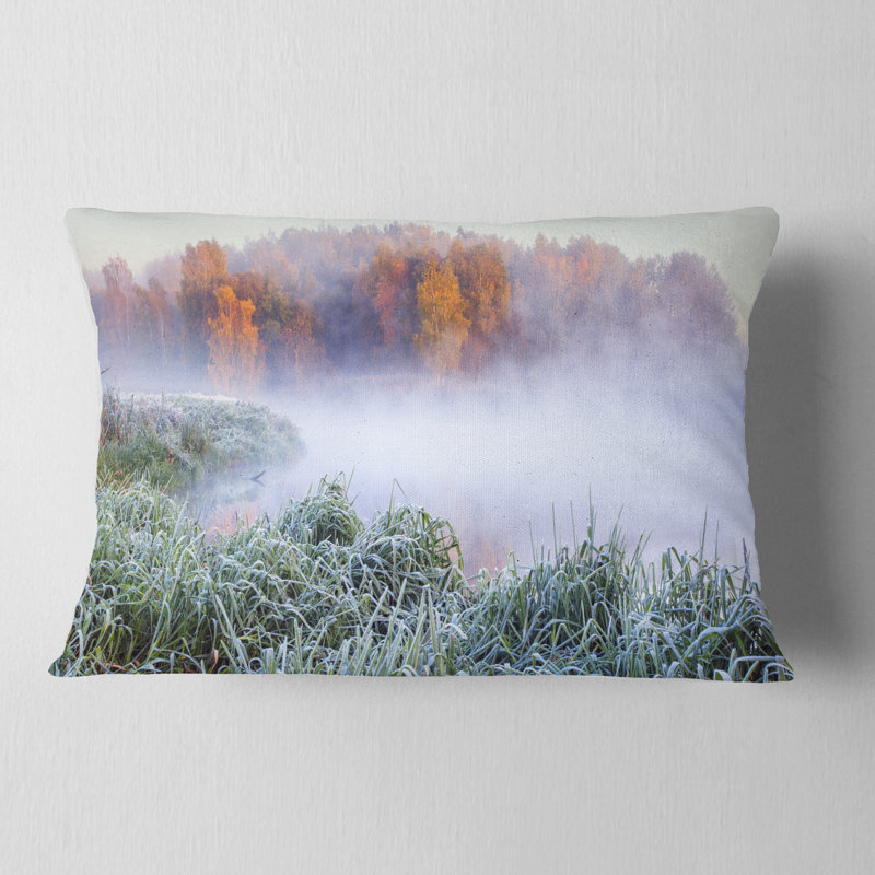 Coussin lombaire paysage