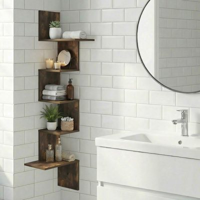 Tablette murale 5 pièces Authement