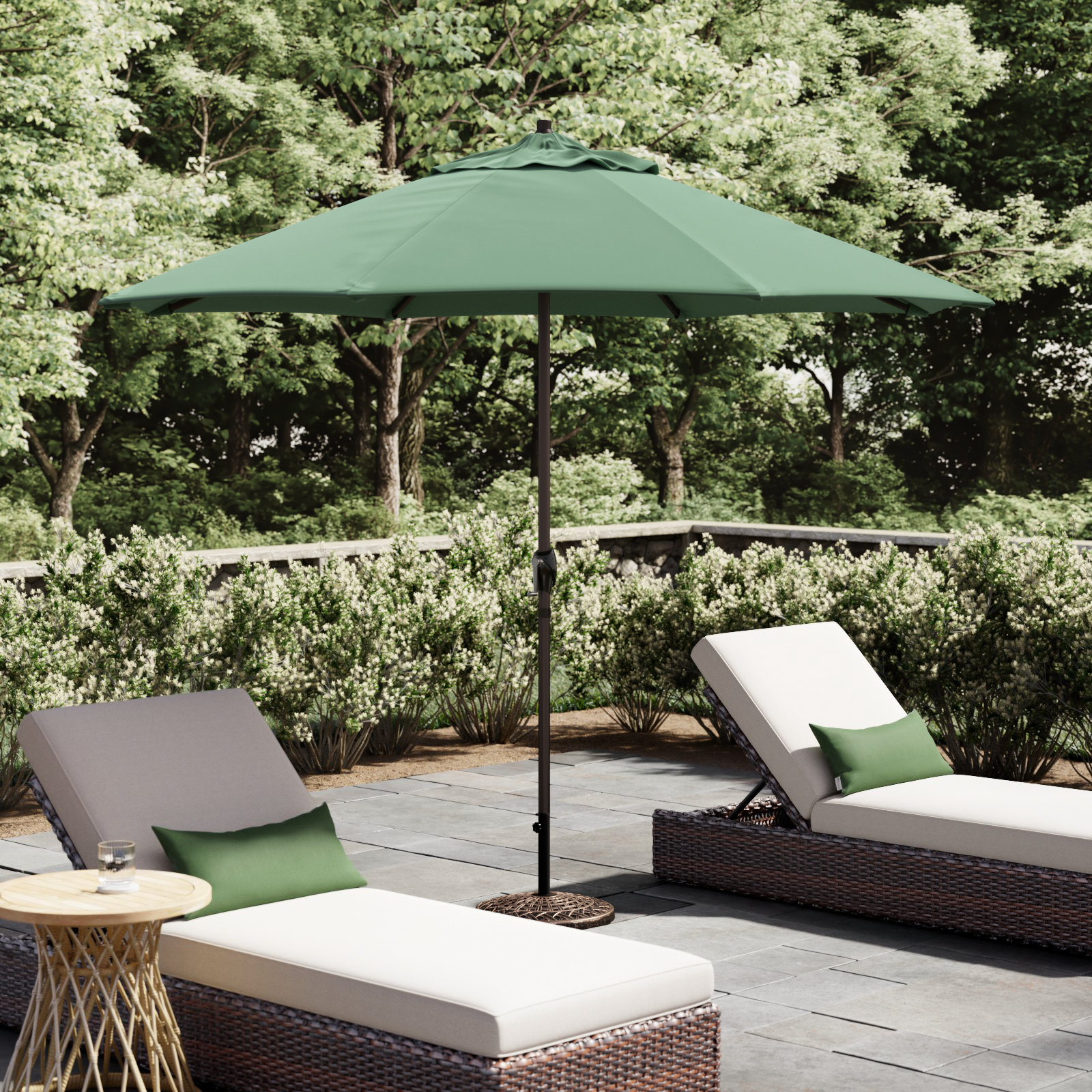 108'' Outdoor Umbrella, Spa Performance Canvas