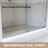 50-54 "W X 72" H Aluminum Frame Double Sliding Shower Door In Brushed Nickel Finish-116690990