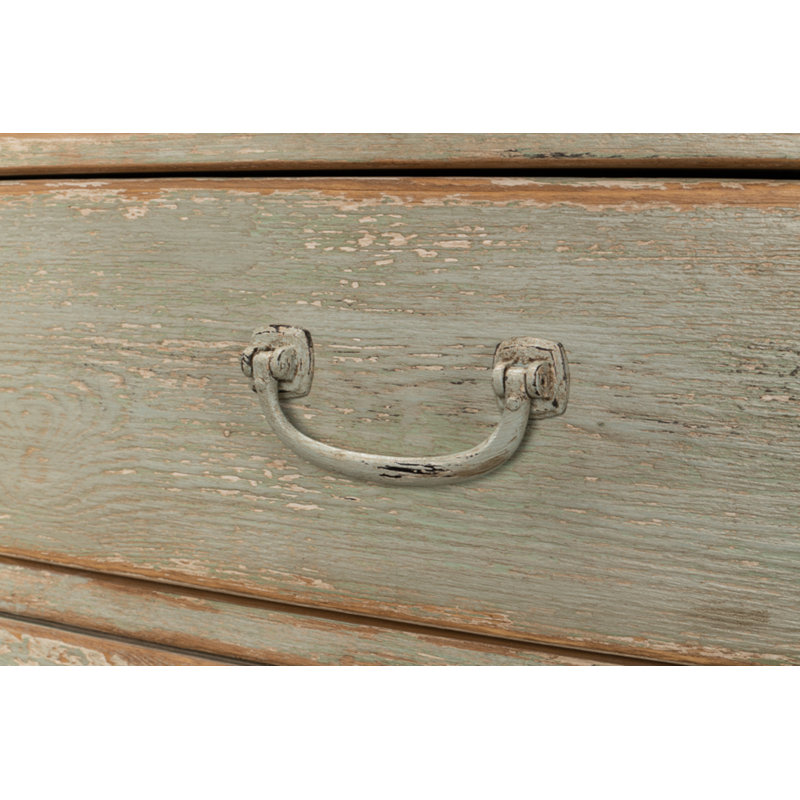 Sage Green Transitional 10-Drawer Dresser
