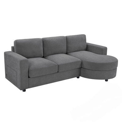 Modern L-Shaped Sectional Sofa