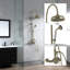 Système de douche thermostatique exposé 60 po mural avec douche à main 1,75 gal / min-98155563