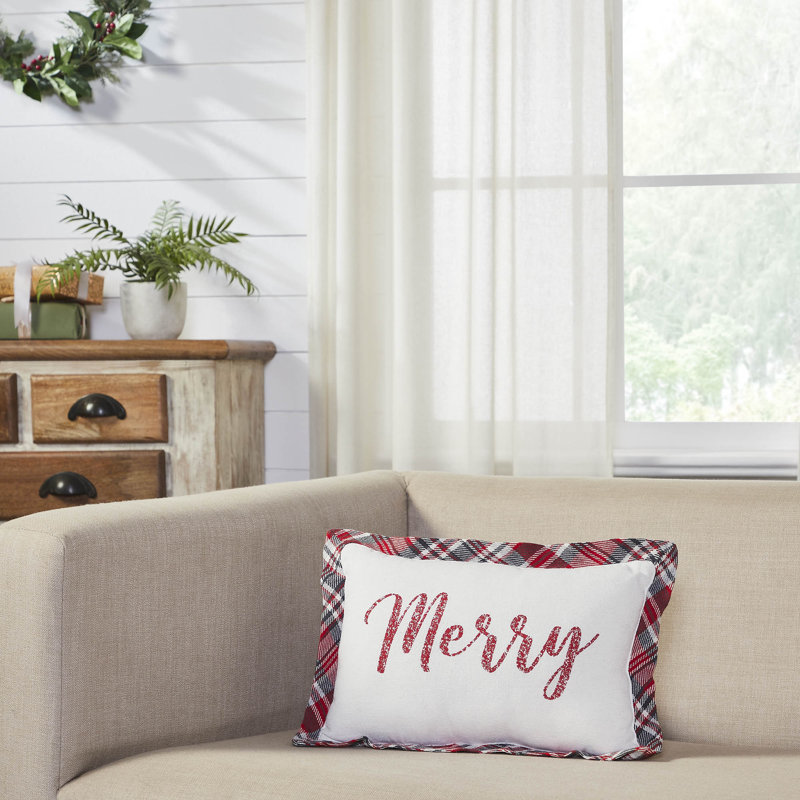 Gregor Cotton Blend Reversible Throw Pillow