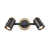 Black/Brass