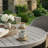 Martha Stewart Bedford 36" All-Weather Aluminum Patio Table With Trestle Base-124405082
