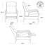 Fauteuil inclinable manuel inclinable Daventry Beckett (ensemble de 2)-121421752