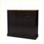 Kitchen Trash Cabinet with Two Drawers &amp; Tilt-Out Compartment, Storage for 10 Gallon Bins | Black | MDF