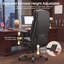 Fauteuils de direction pour bureau à domicile avec repose-pieds-134233436