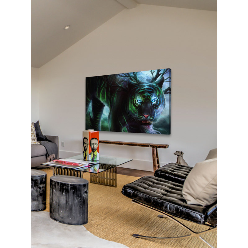 Cold Stare 1 Piece Wrapped Canvas Wall Art, 76 cm H x 114 cm W x 4 cm D