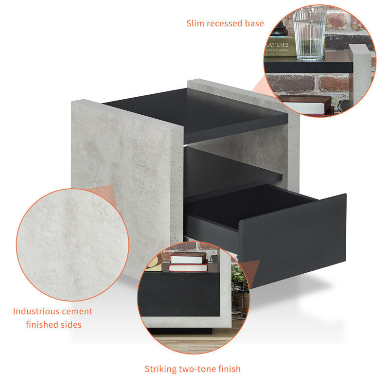 Gare End Table with Storage