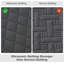 Monzell Polyester Geometric Shapes Bedspread with Pillowcases-632906688-632906690