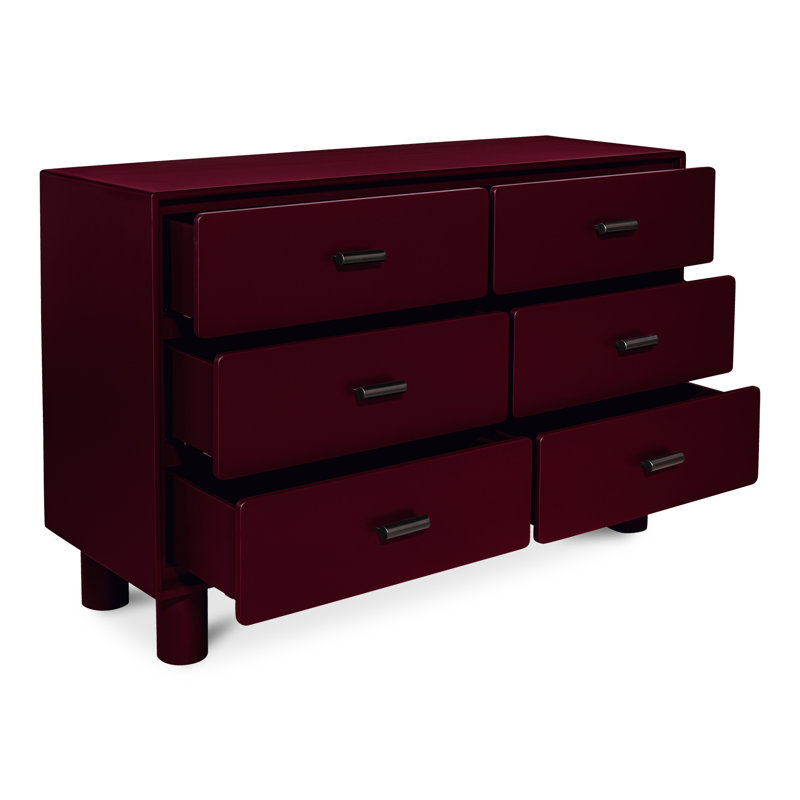 Jolene 6 - Drawer Solid Wood Dresser