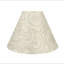 Abat-jour empire en lin H 9,5 po (Uno) en gris