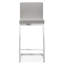 Upholstered Counter Stool with Metal Frame-1944249935