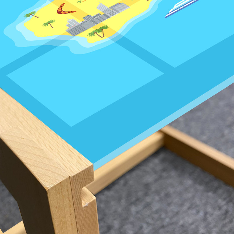 Jadeveon Sled Coffee Table, 90cm H x 62cm W x 40cm D