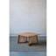 27.6X27.6X13.8" Teak Coffee Table