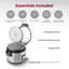 CUCKOO Commercial Rice Cooker & Warmer, Extra Large Rice Cooker 30-Cup Uncooked / 60-Cup Cooked, Professional Industrial Grain Cooker with Large Capacity, Easy One-Touch Operation, Silver (CR-3032)
