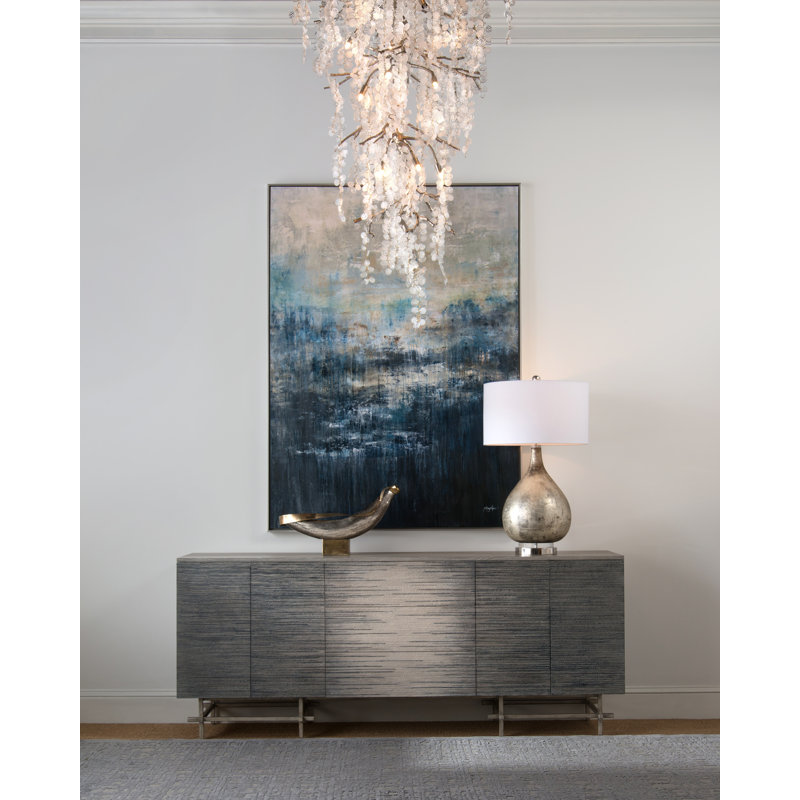 Lustre à niveaux unique et remarquable à 21 lumières Shiro