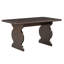 Ensemble de salle à manger 6 pièces, ensemble de table Mid-Century moderne pour 6 personnes avec 4 chaises et banc-601639599-601639594-601639572