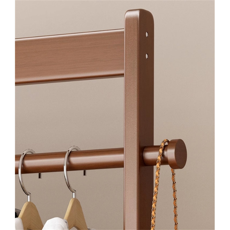 Aesthetic Solid Wood Clothes And Hat Stand