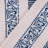 Mikira Athens Cotton Medium Weight Floral Border Greek Key Trim Bath Towel (Set of 4)-182921047