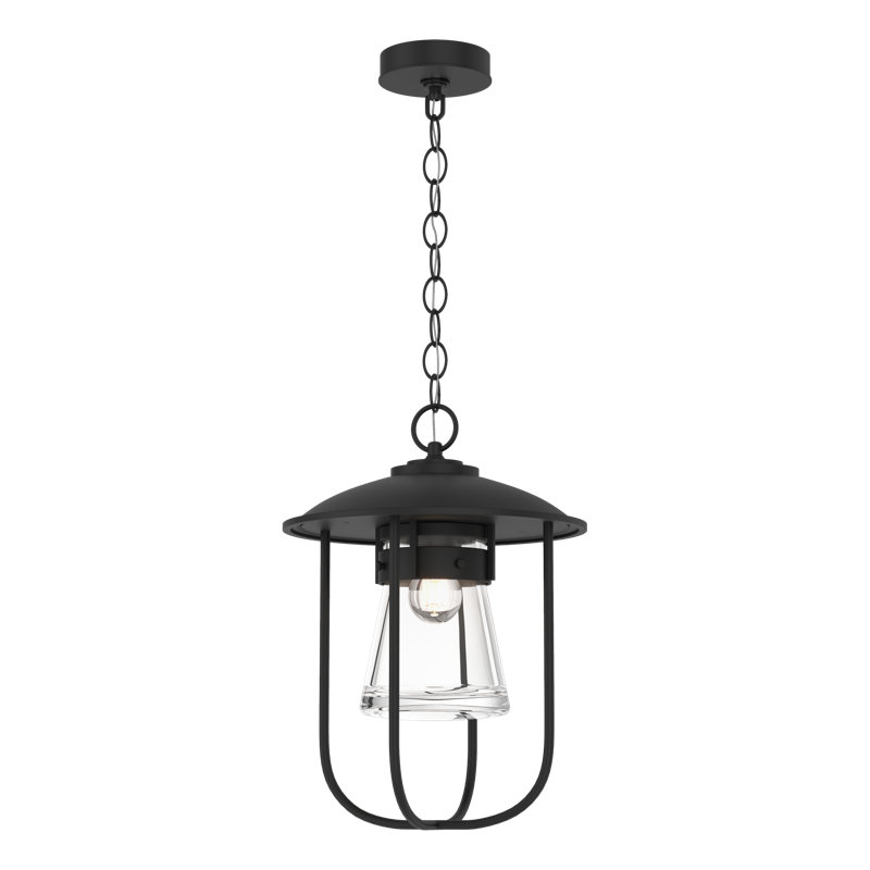 Erlenmeyer 1 - Light Outdoor Pendant, Coastal Black