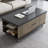 Multifunctional Lift-Top Coffee Table With 4 Stools,3-In-1 Centre Table