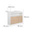 Gabriella Cot Bed 3-Piece Nursery Furniture Set-38456886