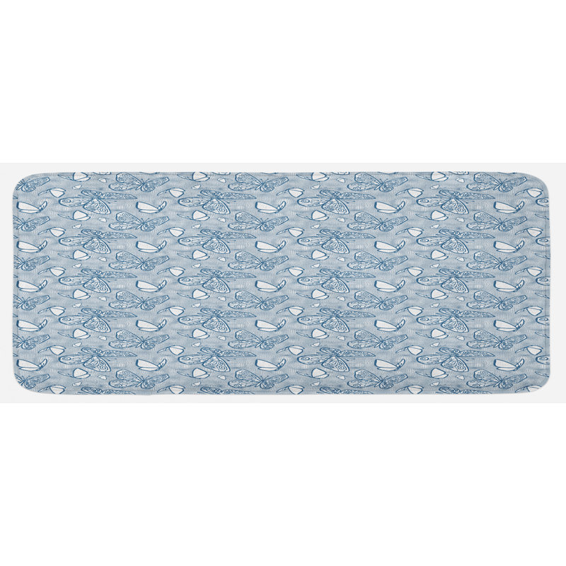 Cottage / Country Synthetic Kitchen Mat