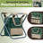 Arm Your Garden Garden Tools Set - Folding Stool with 250lb Capacity, Detachable 7 Pocket Bag, and 5 Gardening Tools for Weeding and Planting