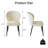 Bourke Round Modern Kitchen Dining Table Set with Dining Chairs-129860352-119048005
