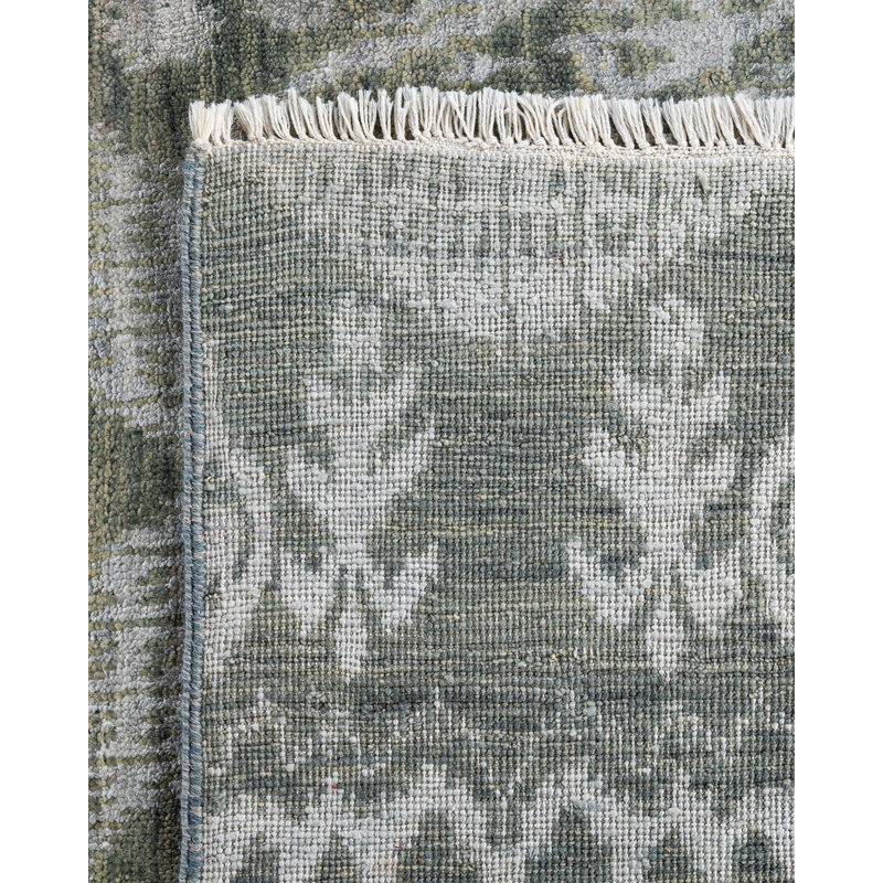 Overdyed One-of-a-Kind 9' 0" x 12' 1" Hand Knotted Area Rug