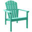 Chaise Adirondack empilable en PEHD toutes saisons, chaise de patio d'extérieur peu encombrante, 2 pièces-1948177025