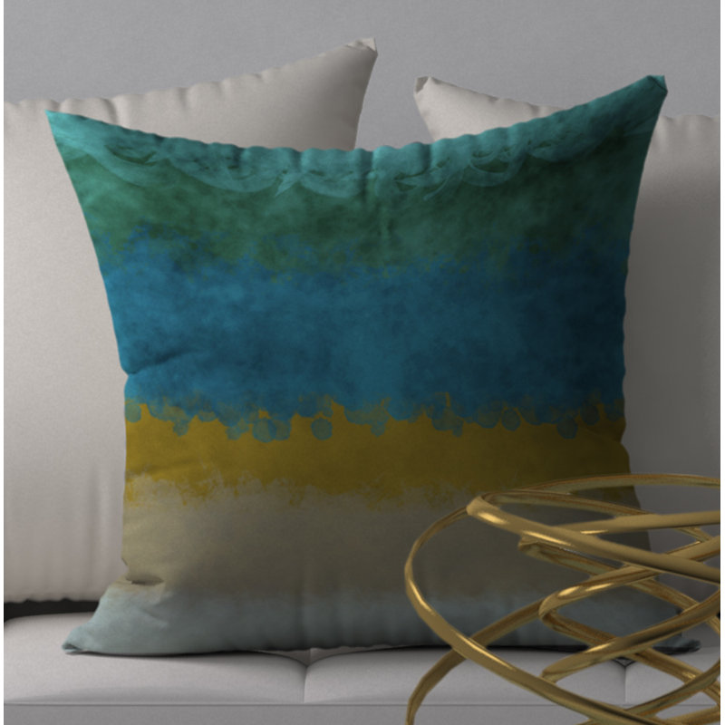 Housse de coussin décorative carrée Treasure, 18 po x 18 po