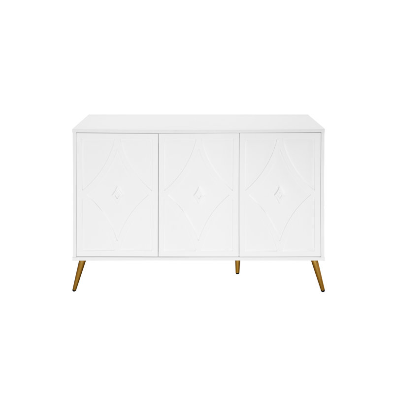 Armoire d'appoint 3 portes avec rangement
