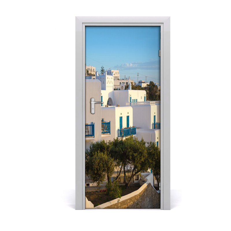 In Mykonos, Greece Door Decal