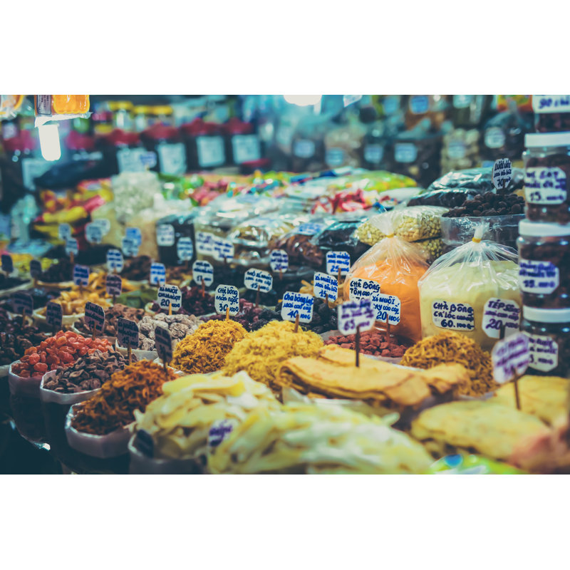 Traditional Market by NguyenDucQuang - Wrapped Canvas Print, 20cm H x 30cm W x 3.8cm D