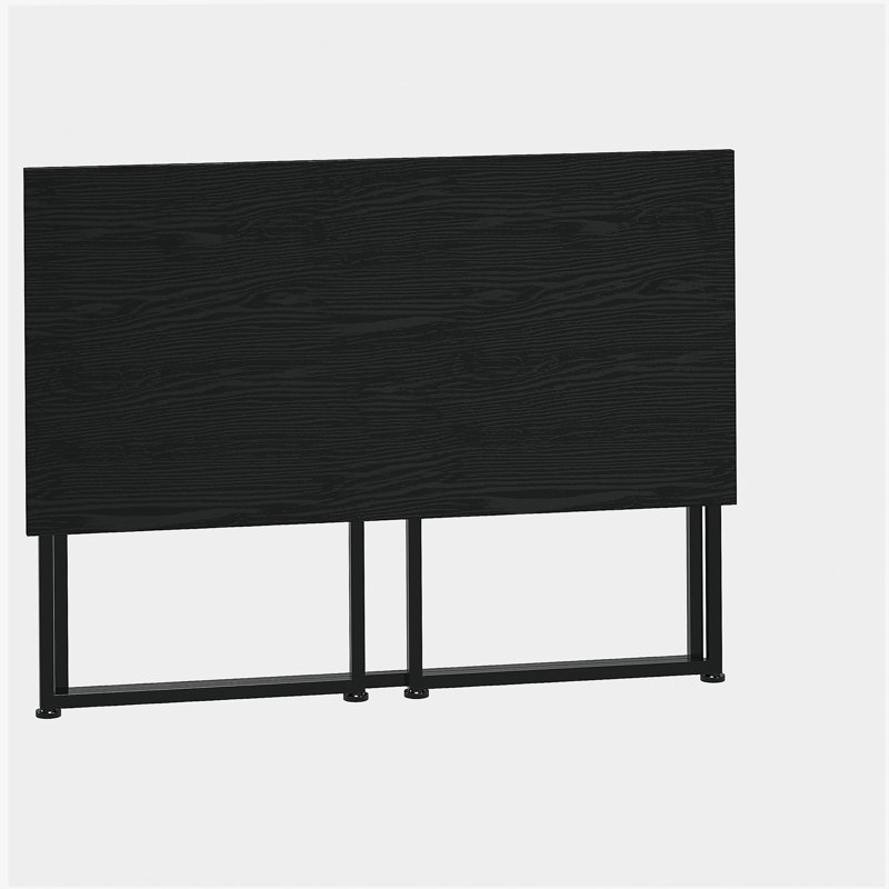 Bureau pliable Techni Mobile - Noir, H 29,13 po x l 39,37 po x P 19,69 po