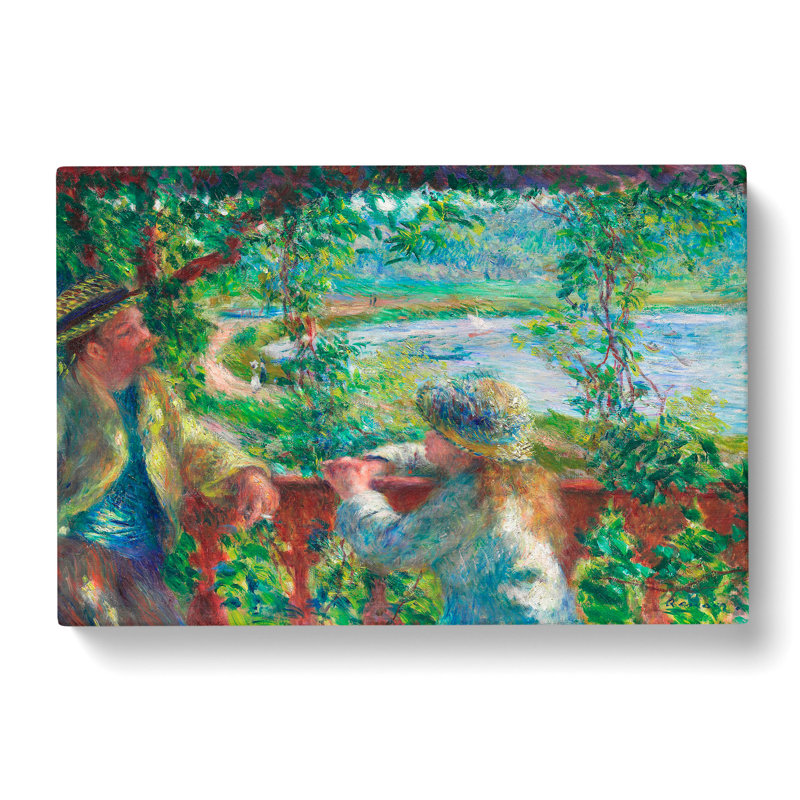 Near The Lake by Pierre-Auguste Renoir - Wrapped Canvas, 35cm H x 50cm W x 3cm D