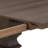 Emerson Dark Brown Wood Extendable Dining Table