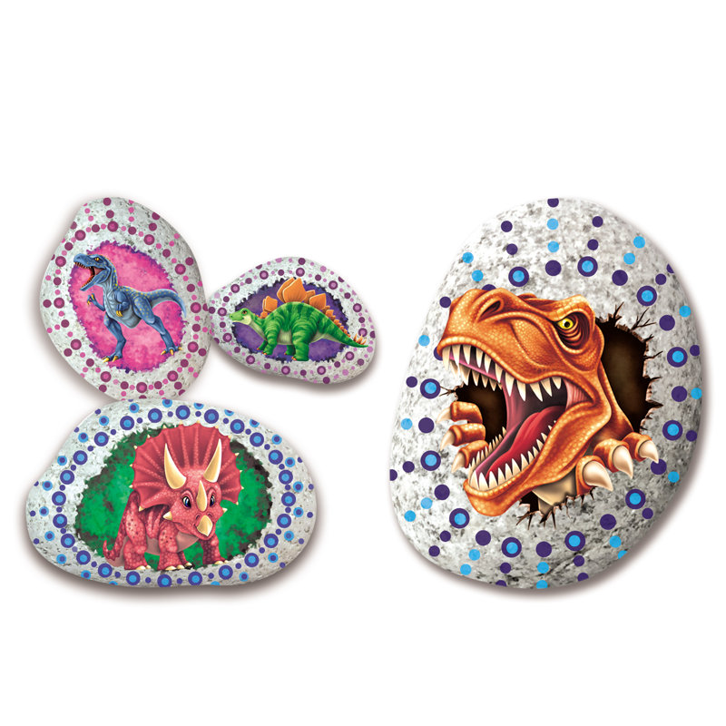Ensemble de peinture rupestre - dinosaure A
