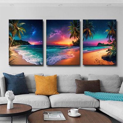 3 Piece Wrapped Canvas Print