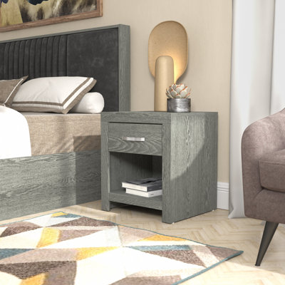 Aimaan 20.3" 1 Drawer Nightstand