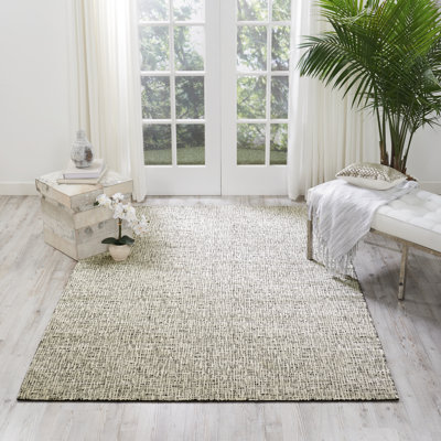 Boumehdi Abstract Wool Area Rug