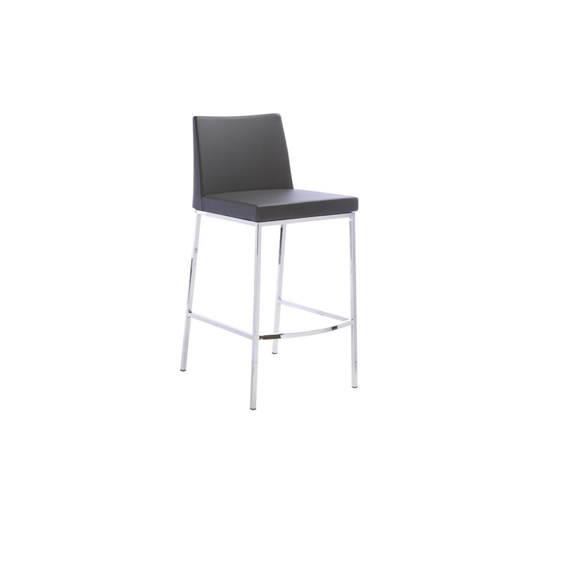 Steel Accent Stool, Black