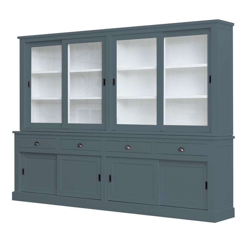 Butler Display Cabinet, Grey 
